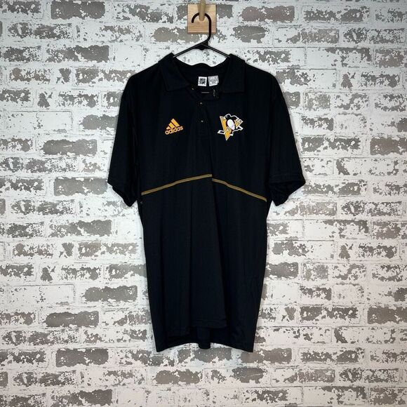 Adidas Pittsburgh penguins short sleeve poli - Picture 1 of 5